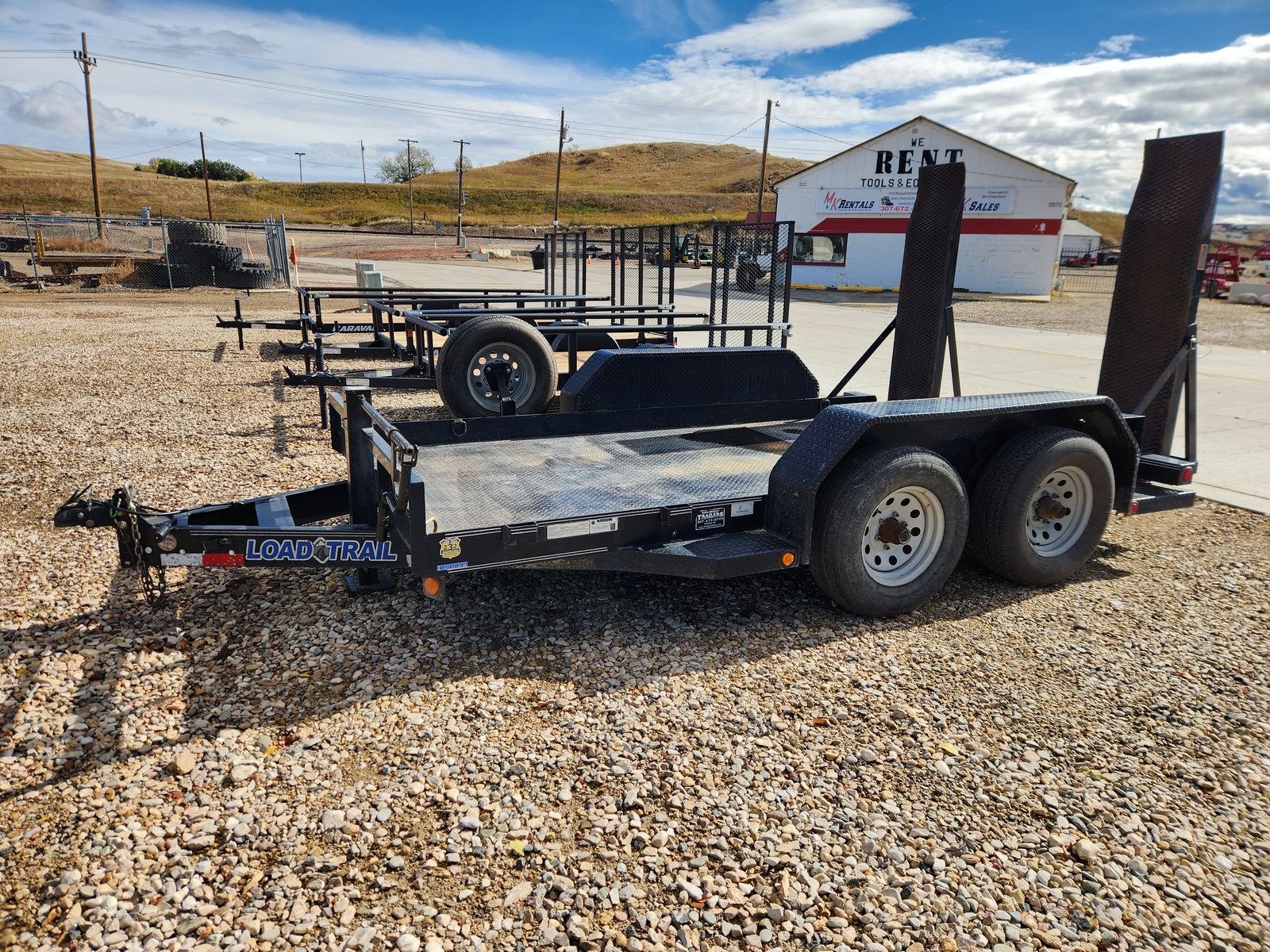 Used 2013 Load Trail 80"x12' Equipment Trailer 10.4K GVW - Full size