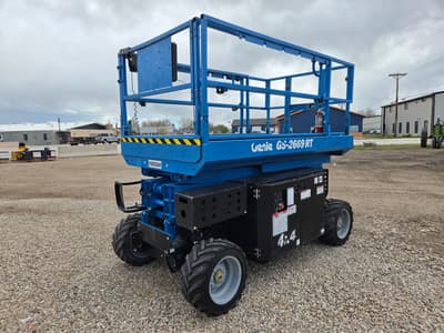 2016 Genie GS2669 RT Scissor Lift Dual Fuel - Thumbnail 1