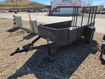 2024 Used 5'x10' Utility Ramp Trailer 5200 lb GVW, 8 ply tires - Image 2