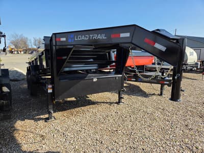 2026 Load Trail 83"x14' Gooseneck Dump Dump Trailer 14K GVW, 14 ply, 24" sides, Tarp, Spare - Image 2