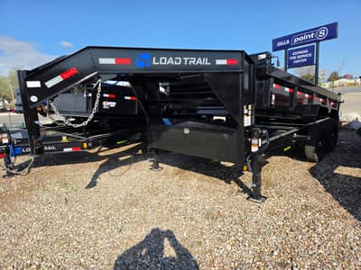 2026 Load Trail 83"x14' Gooseneck Dump Dump Trailer 14K GVW, 14 ply, 24" sides, Tarp, Spare - Thumbnail 1