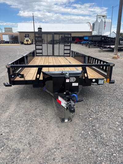 2026 Load Trail 83" x 16' Split Spring-Assist Gate Utility Trailer - Image 3
