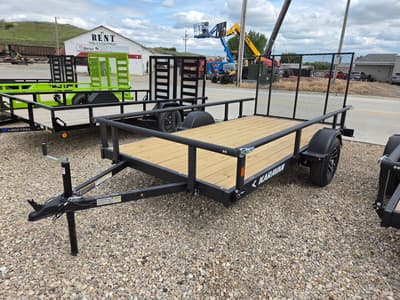 2026 Karavan 6' x 12' Fold-Down Rails Utility Trailer - Thumbnail 1