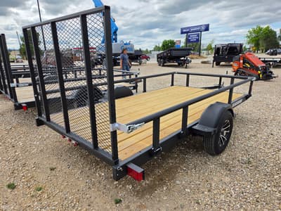 2026 Karavan 6' x 12' Fold-Down Rails Utility Trailer - Image 3