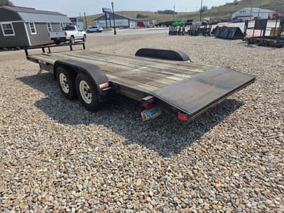 2000 H&H 20' Car Hauler with steel dove tail - Image 3