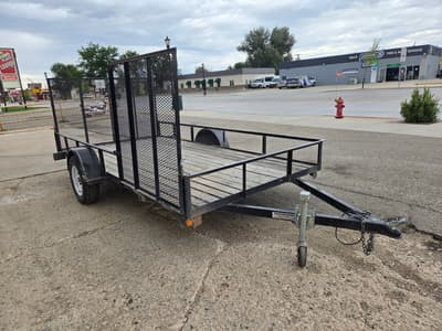 2016 Eagle 77" x 13' Utility Trailer with Side Load Ramp - Image 4