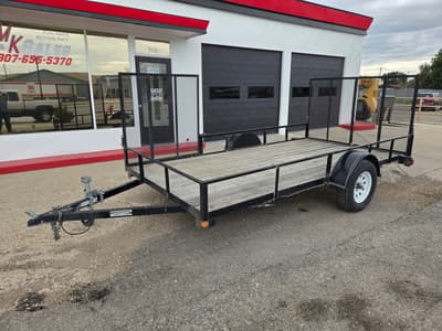 2016 Eagle 77" x 13' Utility Trailer with Side Load Ramp - Thumbnail 1