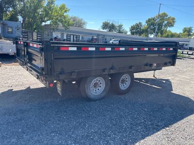 2014 LOAD TRAIL 96" x 14' Scissor Hoist Dump Trailer - Image 5