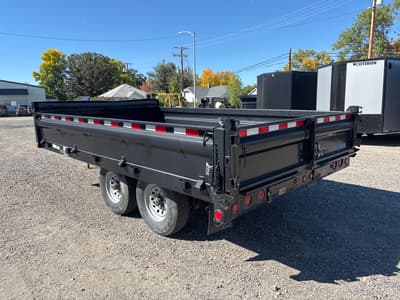 2014 LOAD TRAIL 96" x 14' Scissor Hoist Dump Trailer - Image 3
