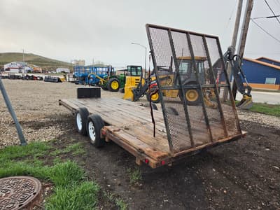 1999 Homemade Flatbed 89"x18' 7K GVW Ramp Gate, Tool Box - Image 4