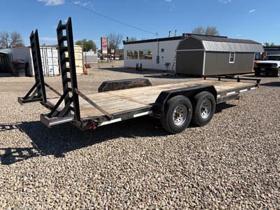 2010 Diamond C 83"x20' 14K Stand-up Ramp Equipment Trailer 14 ply tires, spare - Image 3