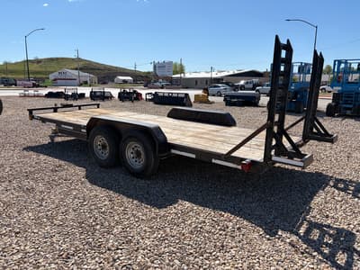 2010 Diamond C 83"x20' 14K Stand-up Ramp Equipment Trailer 14 ply tires, spare - Image 4