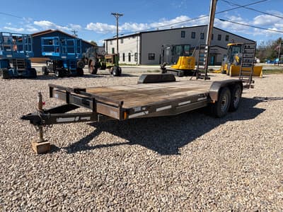 2010 Diamond C 83"x20' 14K Stand-up Ramp Equipment Trailer 14 ply tires, spare - Image 2