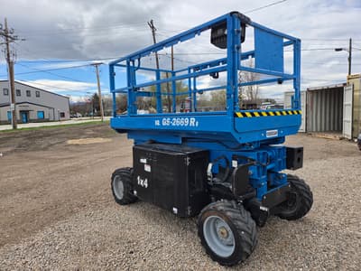 2016 Genie GS2669 RT Scissor Lift Dual Fuel - Image 4