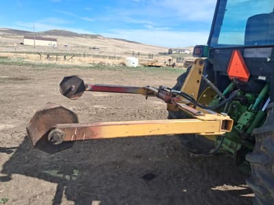 2023 John Deere 5045E Tractor with John Deere 520 Loader, 250 hrs, 3pt, 540 pto, mower, post hole auger, pallet forks, bale spear, bale unroller, quick tach bucket - Image 8