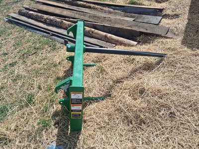 2023 John Deere 5045E Tractor with John Deere 520 Loader, 250 hrs, 3pt, 540 pto, mower, post hole auger, pallet forks, bale spear, bale unroller, quick tach bucket - Image 11