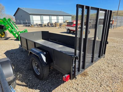 2024 Used 5'x10' Utility Ramp Trailer 3500 lb GVW, 8 ply tires - Image 3