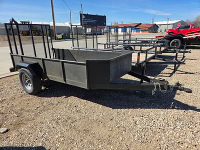 2024 Used 5'x10' Utility Ramp Trailer 3500 lb GVW, 8 ply tires - Thumbnail 1