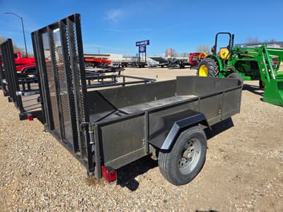 2024 Used 5'x10' Utility Ramp Trailer 3500 lb GVW, 8 ply tires - Image 4