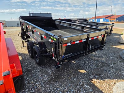 2026 Load Trail 83"x14' Gooseneck Dump Trailer 14K GVW, 14 ply, 24" sides, Tarp, Spare - Image 3