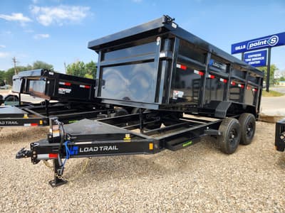 Load Trail 83"x14'x48" Dump Trailer 14K GVW, 14 ply tires - Thumbnail 1