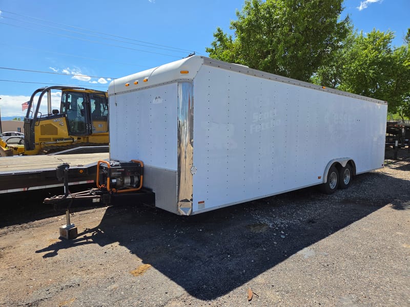 1997 Cargo Mate 102"x28' Enclosed Race Trailer