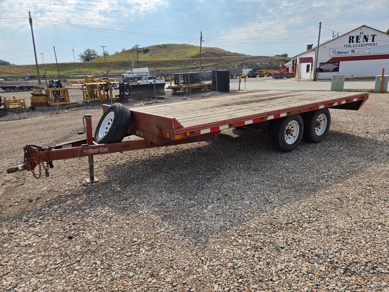 2002 Road King 102"x16' Deckover Trailer 10.4K GVW  Great Water Hauler