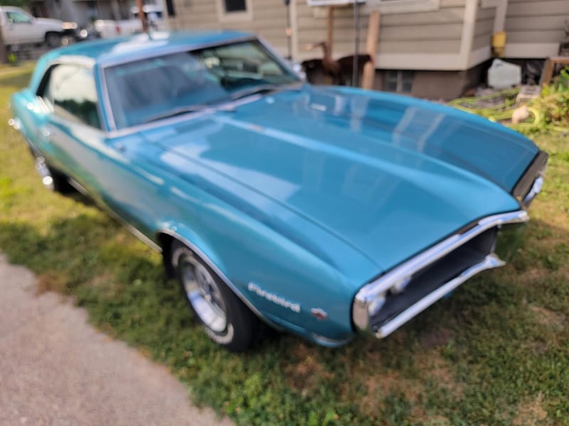 1968 Pontiac Firebird Original California Black Plate Car