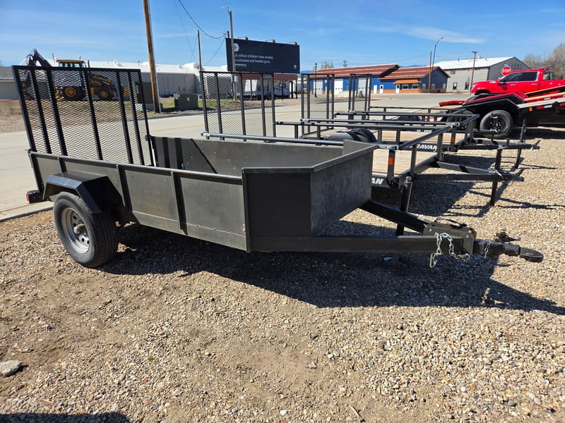 2024 Used 5'x10' Utility Ramp Trailer 3500 lb GVW, 8 ply tires