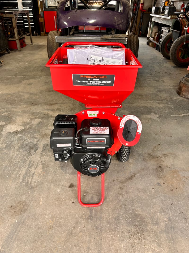 3” Predator 212cc Chipper/Shredder